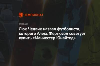 Алексей Фергюсон - Люк Чедвик назвал футболиста, которого Алекс Фергюсон советует купить «Манчестер Юнайтед» - championat.com