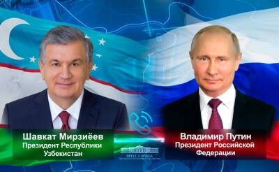 Владимир Путин - Шавкат Мирзиеев - Касым Токаев - Мирзиёев и Путин обсудили ситуацию в Казахстане - podrobno.uz - Россия - Казахстан - Узбекистан - Ташкент
