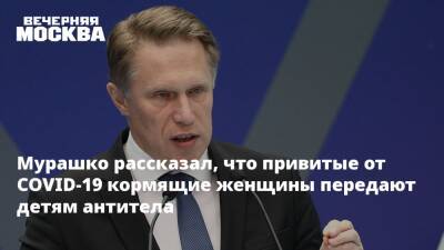 Михаил Мурашко - Мурашко рассказал, что привитые от COVID-19 кормящие женщины передают детям антитела - vm.ru - Россия