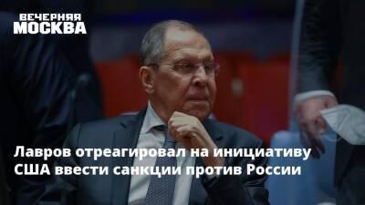Сергей Лавров - Александр Грушко - Лавров отреагировал на инициативу США ввести санкции против России - vm.ru - Россия - США - Украина