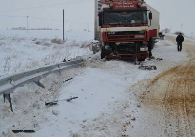 На трассе Шацк — Касимов произошли две аварии с участием грузовых автомобилей - ya62.ru - район Сасовский