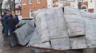 Стихия повредила крыши домов и школы искусств в Витебской области - belta.by - Белоруссия - Витебск - Лепель