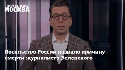 Михаил Зеленский - Посольство России назвало причину смерти журналиста Зеленского - vm.ru - Москва - Россия - Венесуэла - Гаити - Доминиканская Республика