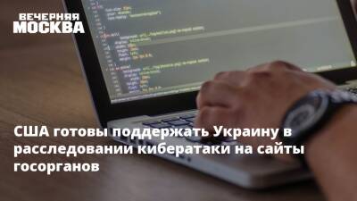 США готовы поддержать Украину в расследовании кибератаки на сайты госорганов - vm.ru - США - Украина
