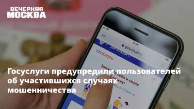 Госуслуги предупредили пользователей об участившихся случаях мошенничества - vm.ru - Россия