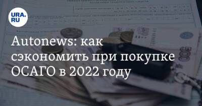 Autonews: как сэкономить при покупке ОСАГО в 2022 году - ura.news - Россия