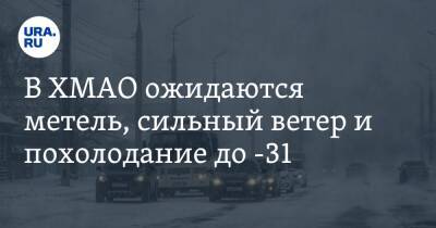 В ХМАО ожидаются метель, сильный ветер и похолодание до -31 - ura.news - Ханты-Мансийск - Сургут - Югра - Нижневартовск