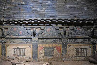 Археологи обнаружили фресковые гробницы династии Мин (Фото) - lenta.ua - Китай - Украина - провинция Шаньси