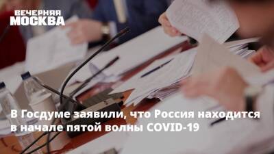 Дмитрий Хубезов - Денис Проценко - Александр Гинцбург - В Госдуме заявили, что Россия находится на этапе пятой волны COVID-19 - vm.ru - Россия