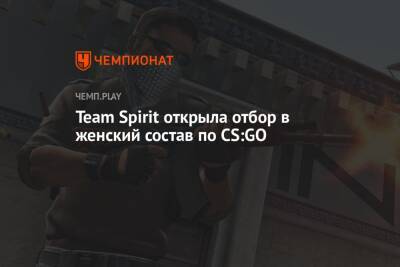 Team Spirit открыла отбор в женский состав по CS:GO - championat.com