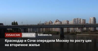 Краснодар и Сочи опередили Москву по росту цен на вторичное жилье - kubnews.ru - Москва - Россия - Санкт-Петербург - Сочи - Краснодар - Севастополь - Калининград - Омск - Магнитогорск - Сочи - Краснодар