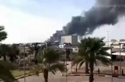 Хуситы нанесли удары по Абу-Даби: мощный пожар на терминале нефтяной компании ADNOC (видео) - free-news.su - Эмираты - Йемен - Абу-Даби