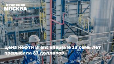 Александр Новак - Нефть марки Brent впервые за 7 лет стала стоить более 87 долларов - vm.ru - Россия - Европа