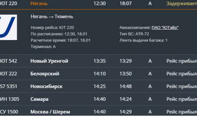 Авиарейс из Нягани в Тюмень задерживается на шесть часов - nashgorod.ru - Тюмень - Нягань