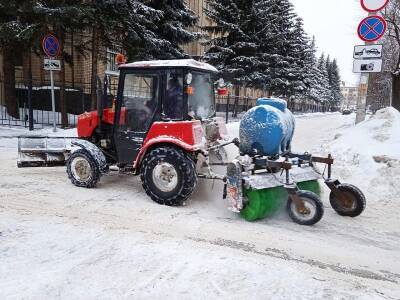 Смоленск продолжают чистить от снега - rabochy-put.ru - Смоленск - Ленинск - Витебск - район Промышленный
