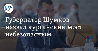 Вадим Шумков - Губернатор Шумков назвал курганский мост небезопасным - ura.news - Тюмень - Курганская обл. - Шадринск