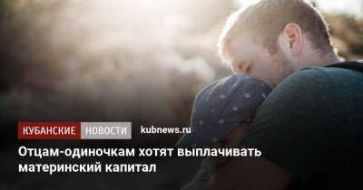 Отцам-одиночкам хотят выплачивать материнский капитал - kubnews.ru - Россия