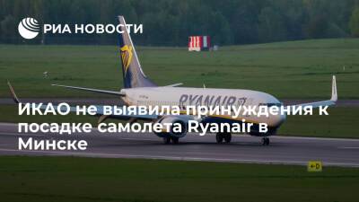 Артем Сикорский - ИКАО не выявила принуждения к посадке белорусским истребителем самолета Ryanair в Минске - ria.ru - Белоруссия - Вильнюс - Минск