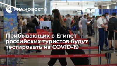 В Египте уведомили, что с 22 января всех туристов из России будут тестировать на COVID-19 - ria.ru - Москва - Россия - Египет - Каир
