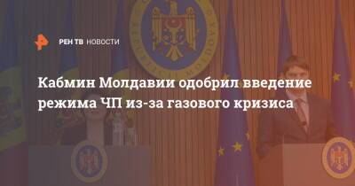 Наталья Гаврилица - Кабмин Молдавии одобрил введение режима ЧП из-за газового кризиса - ren.tv - Молдавия