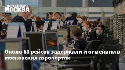 Роман Гусаров - Около 60 рейсов задержали и отменили в московских аэропортах - vm.ru - Москва - Москва