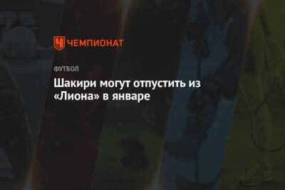 Шакири могут отпустить из «Лиона» в январе - championat.com - Англия - Италия - Германия