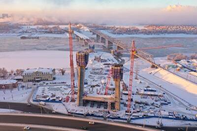 Александр III (Iii) - Строительство моста в Новосибирске сняли на видео с высоты птичьего полёта - sib.fm - Новосибирск