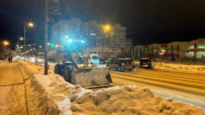 В мэрии отчитались о ночной уборке снега с дорог - penzainform.ru - Пенза