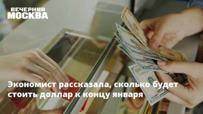 Наталья Мильчакова - Экономист рассказала, сколько будет стоить доллар к концу января - vm.ru - Россия - США