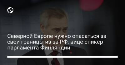 Марин Санн - Северной Европе нужно опасаться за свои границы из-за РФ: вице-спикер парламента Финляндии - liga.net - Россия - США - Украина - Крым - Финляндия