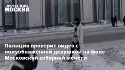 Ильдар Аляутдинов - Полиция проверит видео с полуобнаженной девушкой на фоне Московской соборной мечети - vm.ru - Москва - Россия - Москва