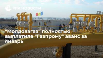 Молдавия - Андрей Спыну - Вице-премьер Спыну: "Молдовагаз" полностью выплатила "Газпрому" аванс за январь - ria.ru - Молдавия