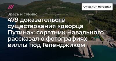 479 доказательств существования «дворца Путина»: соратник Навального рассказал о фотографиях виллы под Геленджиком - tvrain.ru - Геленджик