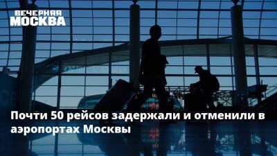 Почти 50 рейсов задержали и отменили в аэропортах Москвы - vm.ru - Москва - Москва