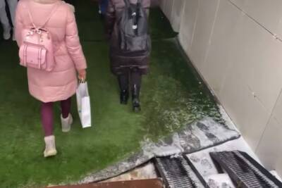 В Воронеже скользкие переходы застелили ковровым покрытием - vrn.mk.ru - Воронеж