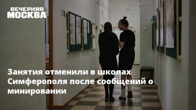 Занятия отменили в школах Симферополя после сообщений о минировании - vm.ru - Крым - Екатеринбург - Симферополь - Красноярск - Ростов-На-Дону - Самара - Крым