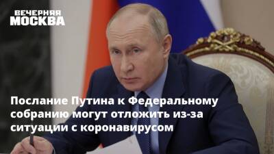 Владимир Путин - Дмитрий Песков - Послание Путина к Федеральному собранию могут отложить из-за ситуации с коронавирусом - vm.ru - Москва - Россия