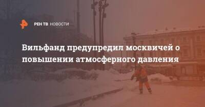 Роман Вильфанд - Вильфанд предупредил москвичей о повышении атмосферного давления - ren.tv - Москва - Московская обл.