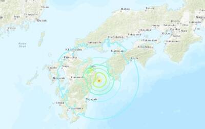 На юге Японии произошло сильное землетрясение, есть пострадавшие - korrespondent - США - Украина - Япония - Кривой Рог - Днепропетровская обл.