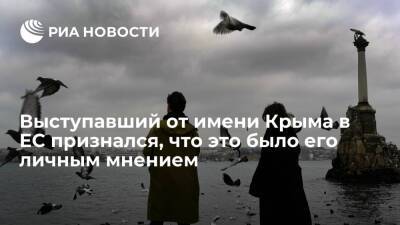 Александр Молохов - Выступавший от имени Крыма в ЕС Молохов признал, что его организации юридически нет - ria.ru - Россия - Крым - Бельгия - Симферополь - Голландия