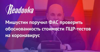 Михаил Мишустин - Мишустин поручил ФАС проверить обоснованность стоимости ПЦР-тестов на коронавирус - readovka.ru - Россия