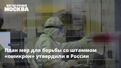 Михаил Мишустин - План мер для борьбы со штаммом «омикрон» утвердили в России - vm.ru - Россия