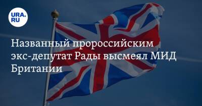 Евгений Мураев - Названный пророссийским экс-депутат Рады высмеял МИД Британии. «Вопрос к мистеру Бину» - ura.news - Россия - Украина - Англия