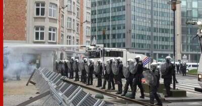 Бельгия - На акции протеста в Брюсселе полиция применила водометы и слезоточивый газ - profile.ru - Бельгия - Брюссель