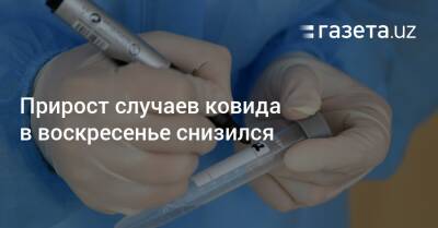 Прирост случаев ковида в воскресенье снизился - gazeta.uz - Узбекистан - Ташкент