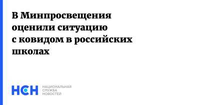 В Минпросвещения оценили ситуацию с ковидом в российских школах - nsn.fm