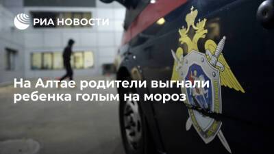 Александр Бастрыкин - На Алтае родители выгнали пятилетнего мальчика голым на мороз за плохое поведение - ria.ru - Россия - Барнаул - Алтайский край - респ. Алтай