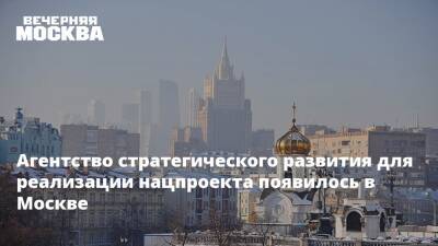Владимир Ефимов - Агентство стратегического развития для реализации нацпроекта появилось в Москве - vm.ru - Москва