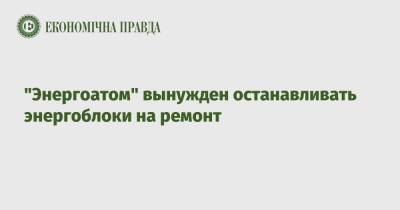 Ростислав Шурма - "Энергоатом" вынужден останавливать энергоблоки на ремонт - epravda.com.ua - Украина - Хмельницкая обл.