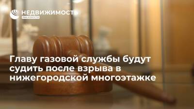 Главу газовой службы будут судить после взрыва в девятиэтажке в Нижнем Новгороде - realty.ria.ru - Россия - Нижегородская обл. - Нижний Новгород - Нижний Новгород